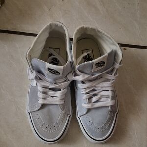 Vans Kids High-Top Sneakers - Light Gray